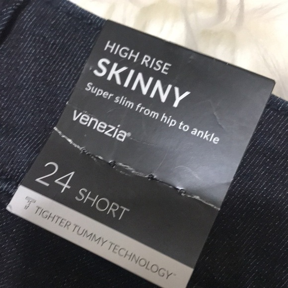 Plus Sz 𝅺Lane Bryant High Rise Skinny Jeans Sz 24 - Picture 11 of 14